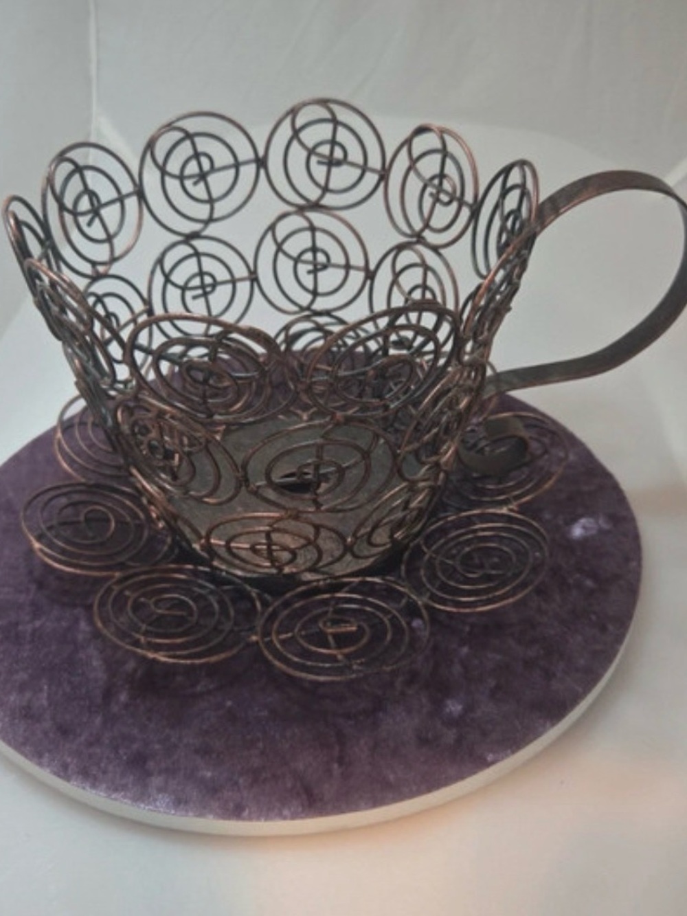 Vintage Tea Cup & Saucer Decor MCM Rare Antique NWOT